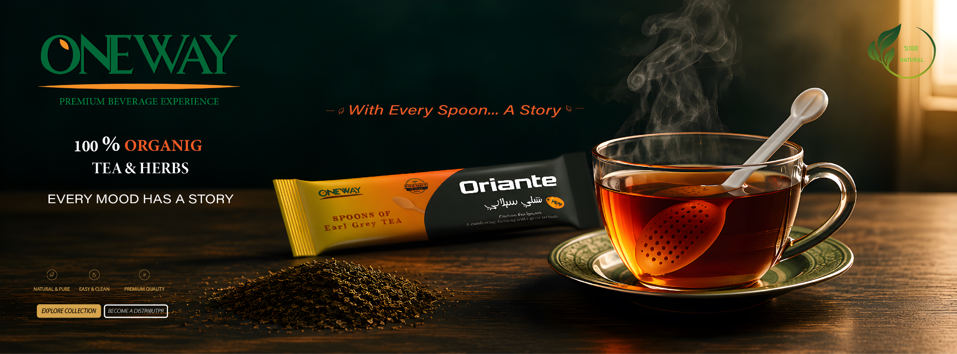 One Way Premium — 100% Organic Tea & Herbs